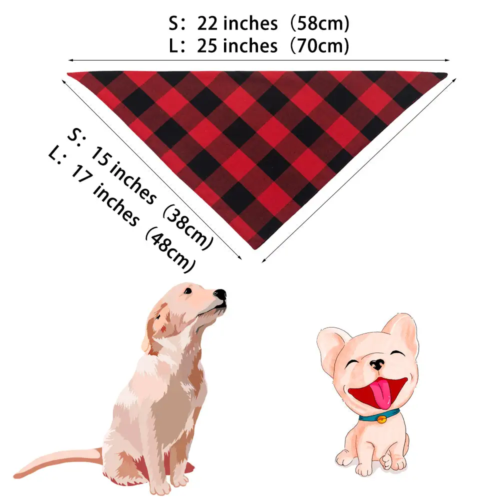 Christmas Black-Red Plaid Family Matching Pajamas Set (with Pet Dog Clothes)