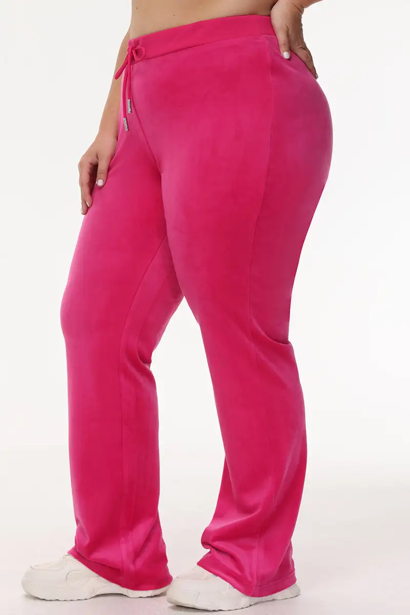 Bridesmaid Big Bling Velour Track Pants