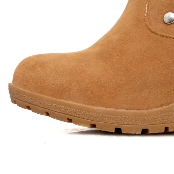 Women'S Round Toe Wedge Snow Boots 88992763C