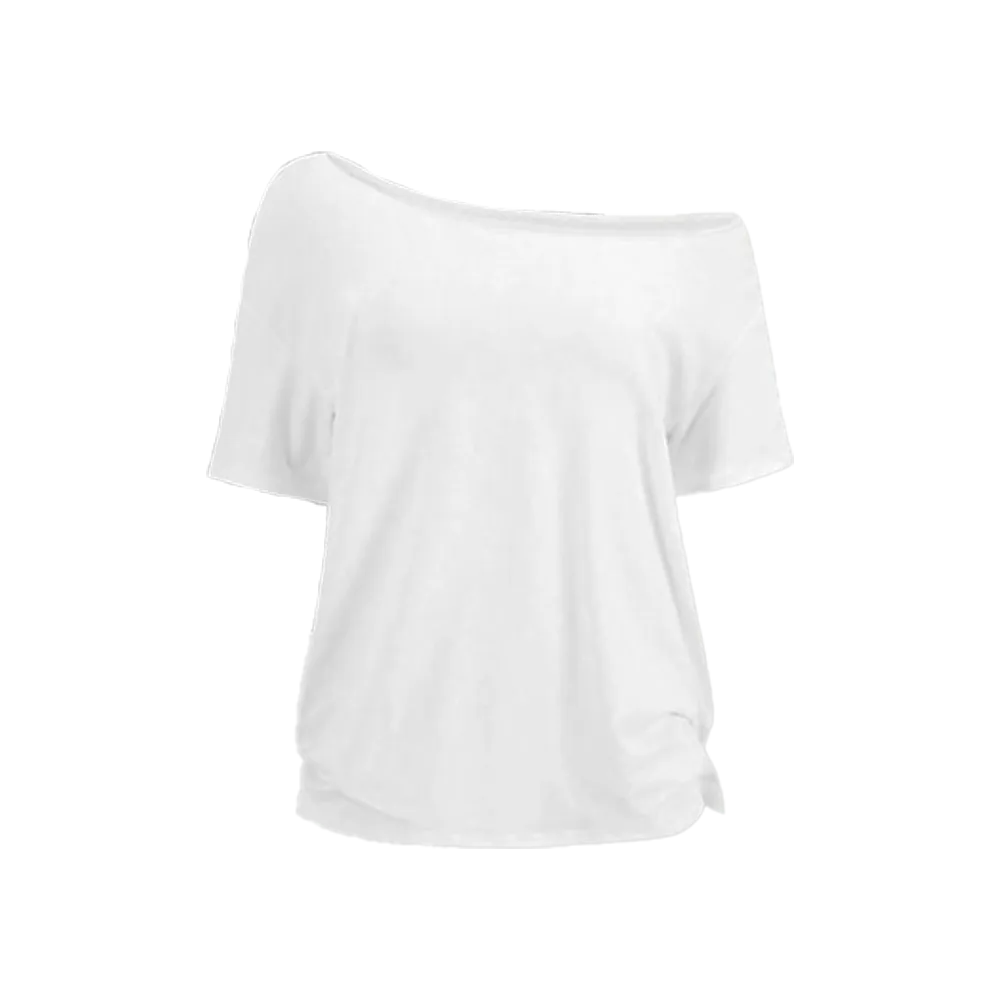 Women's Oversized Basic Tee – Loose Fit Short Sleeve T-Shirt for Everyday Wear