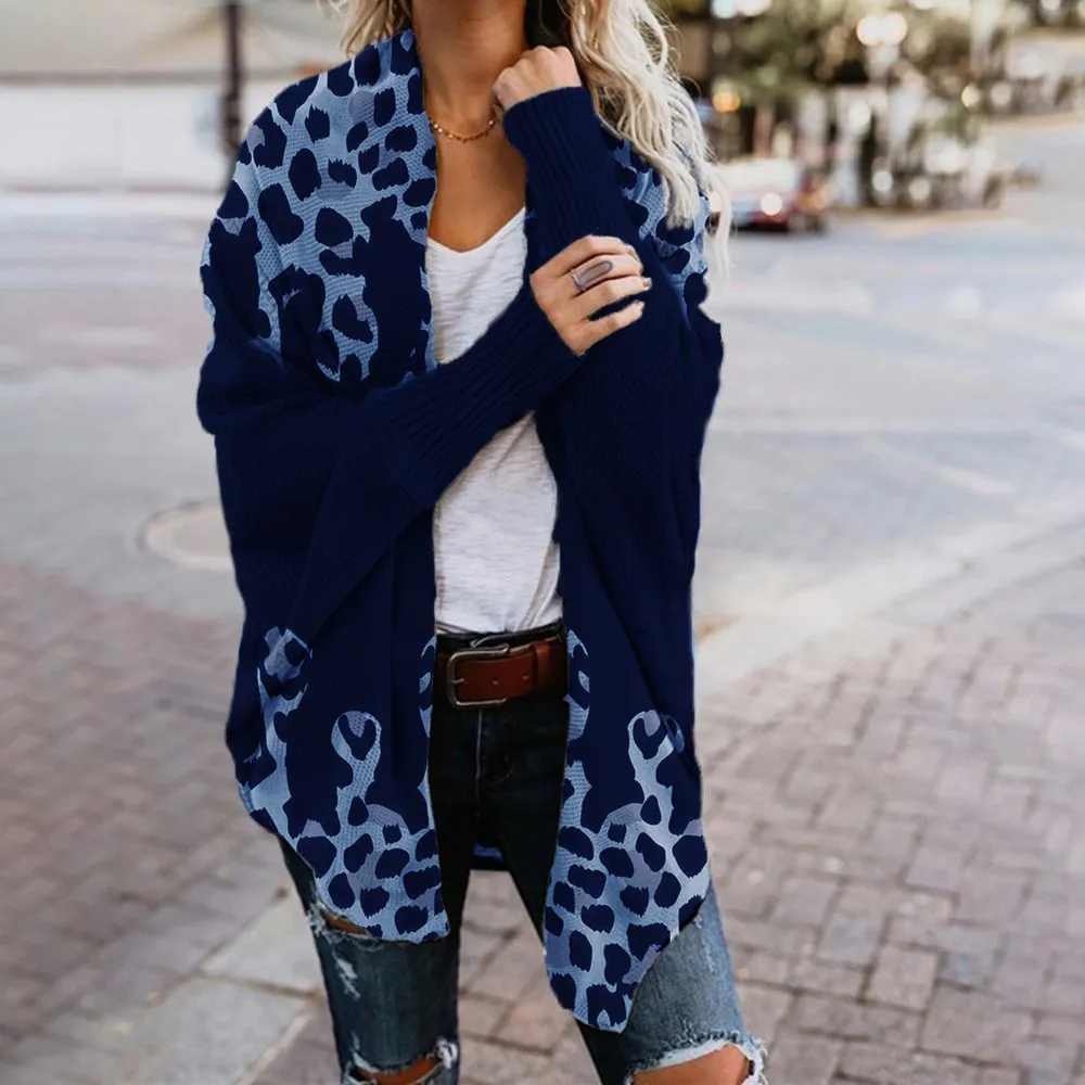 Cardigan Women's Long Knitted Cardigan Sweater Elegant Cuff Long Sleeve Sweatshirt, Long Coat, Jacket, Tops, Outwear, Casual Open Sweater, Women's Autumn Winter Outing Style