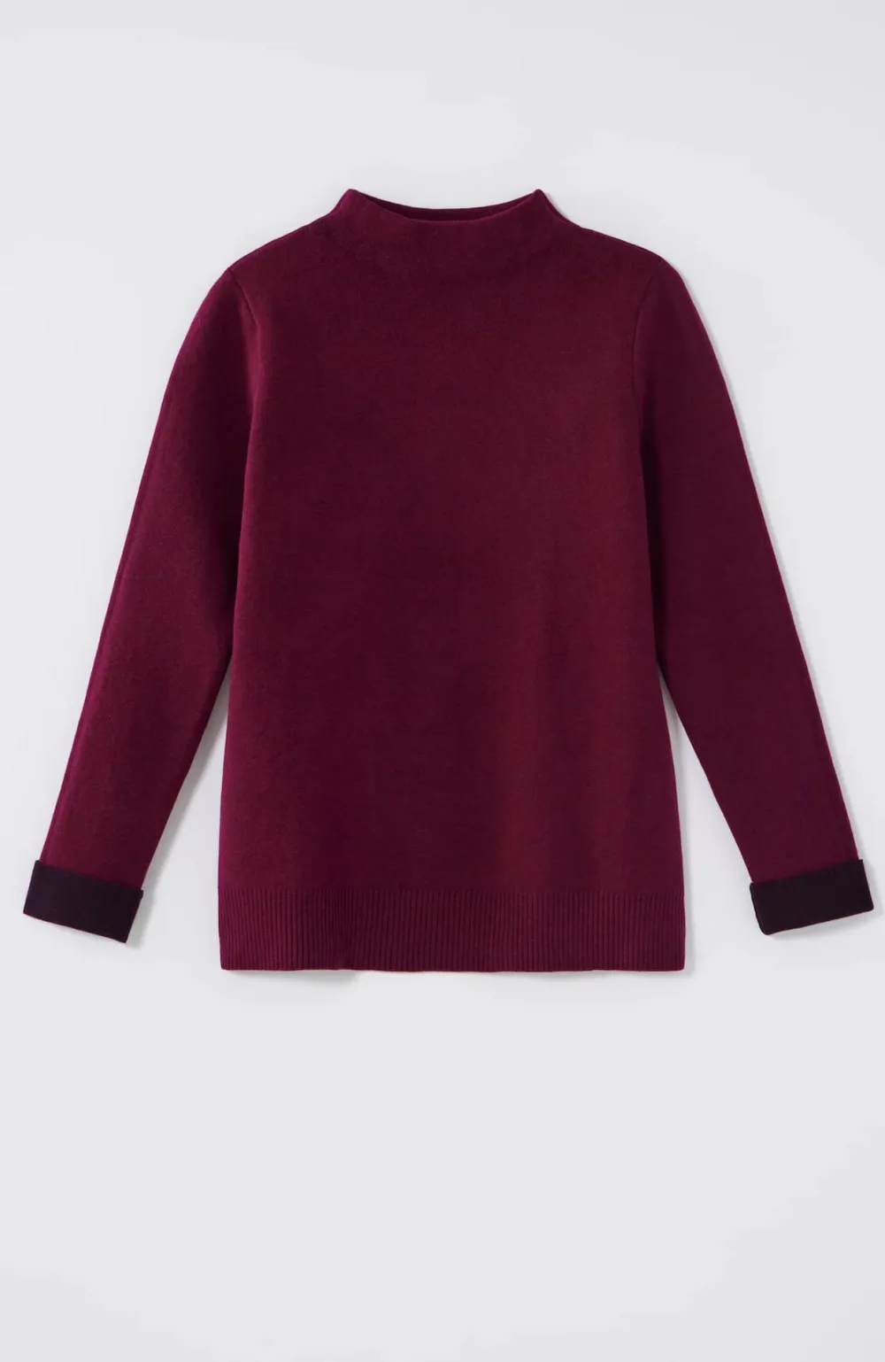 Majestic Funnel-Neck Sweater