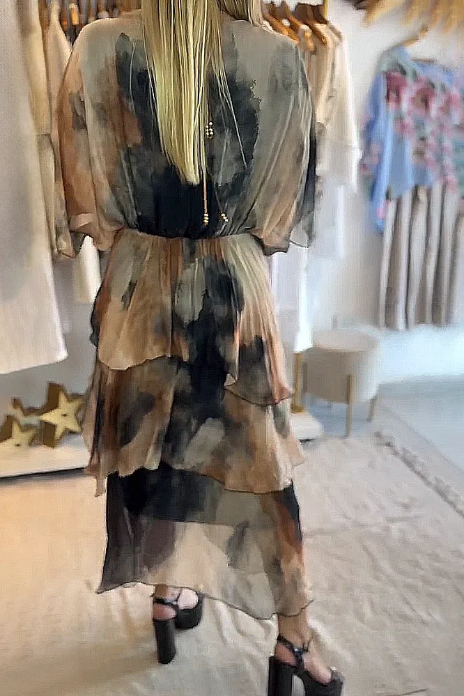 Women's gradient casual dress