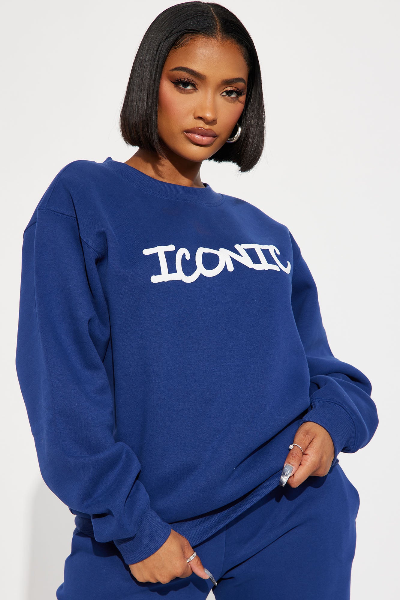 Iconic Sweatpant Set - Navy