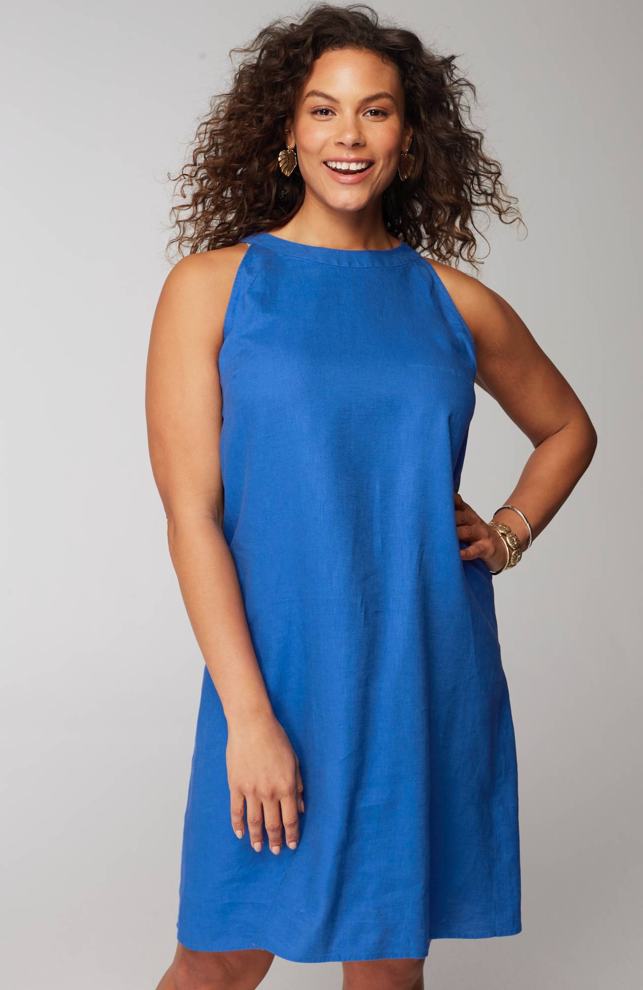 Linen Shift Dress