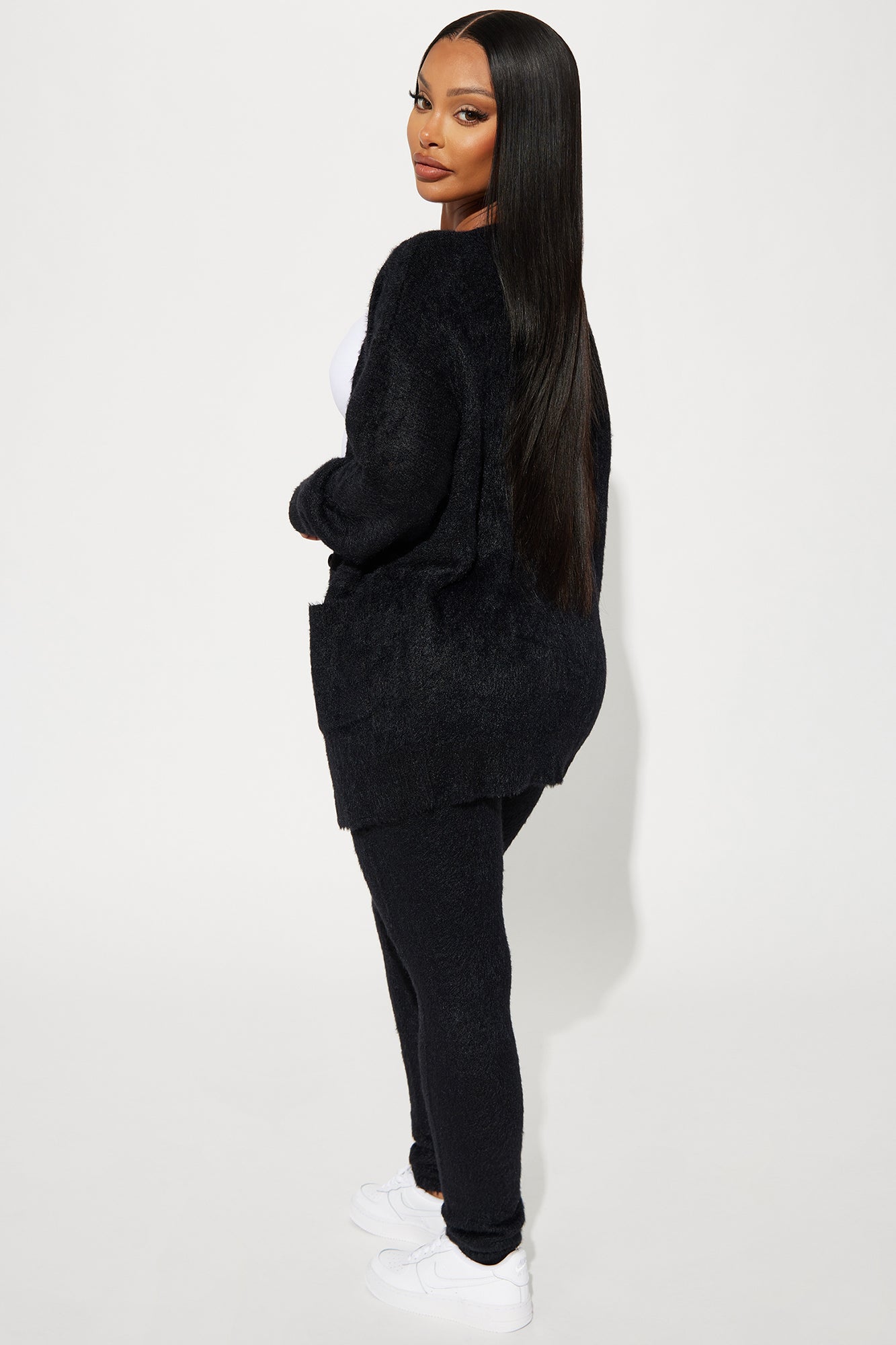 Lola Sweater Legging Set - Black