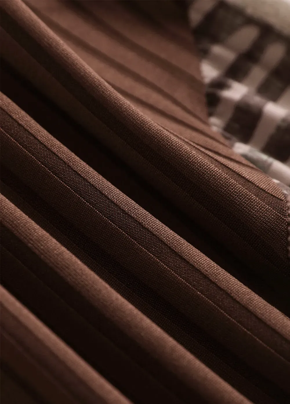 Gray Brown Patchwork Geometric Print A Line Sleeveless Dress