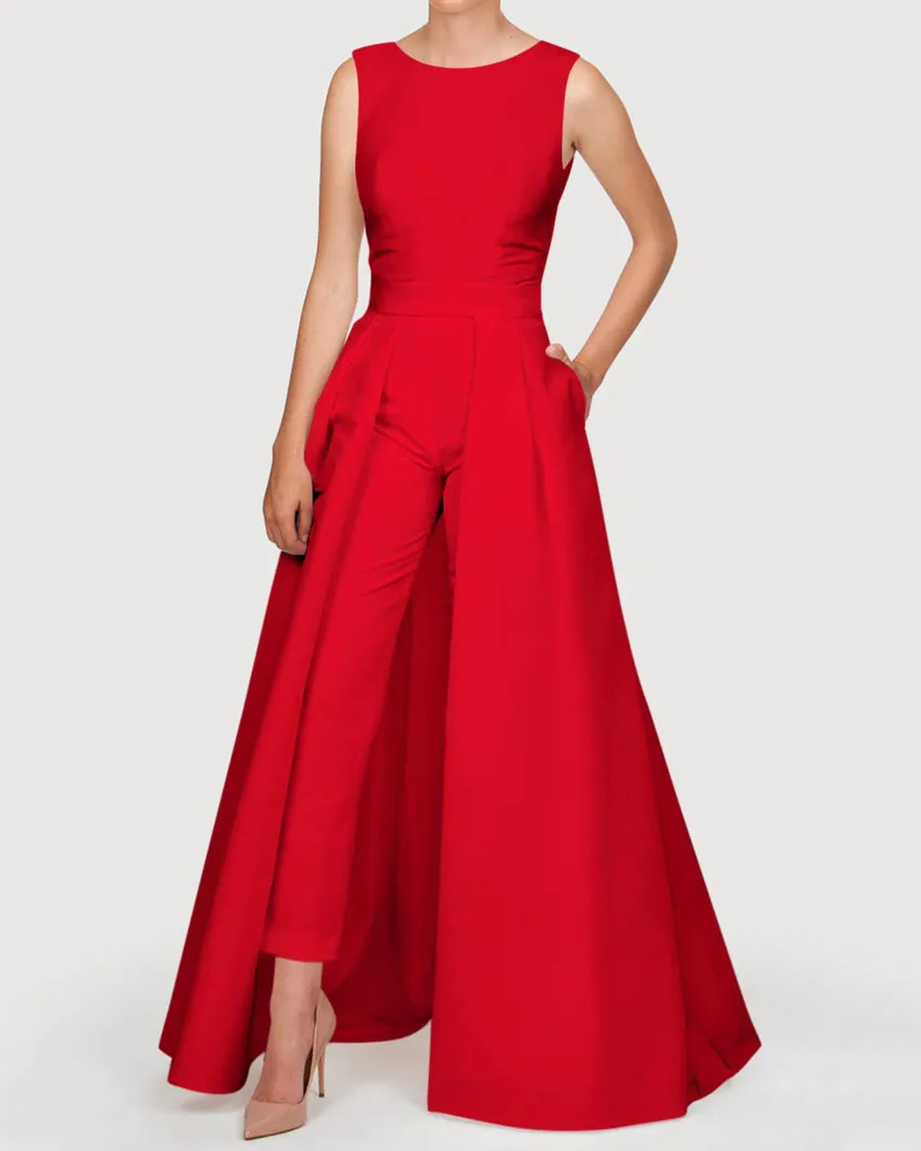 women's large swing jumpsuit sleeveless