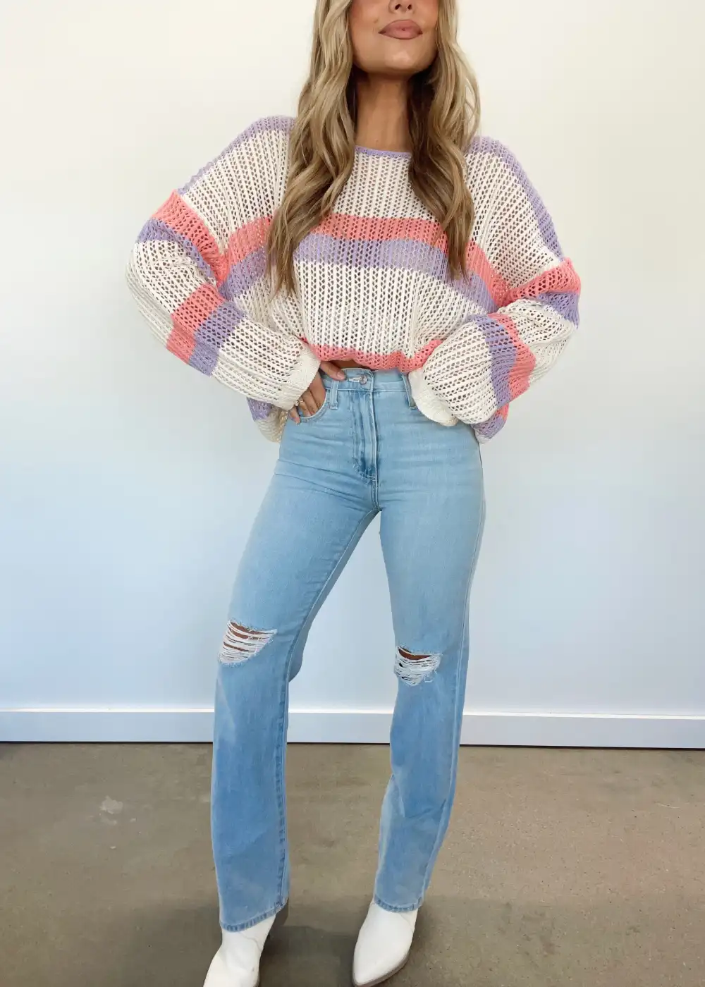 Just Black Light Denim Straight Jeans