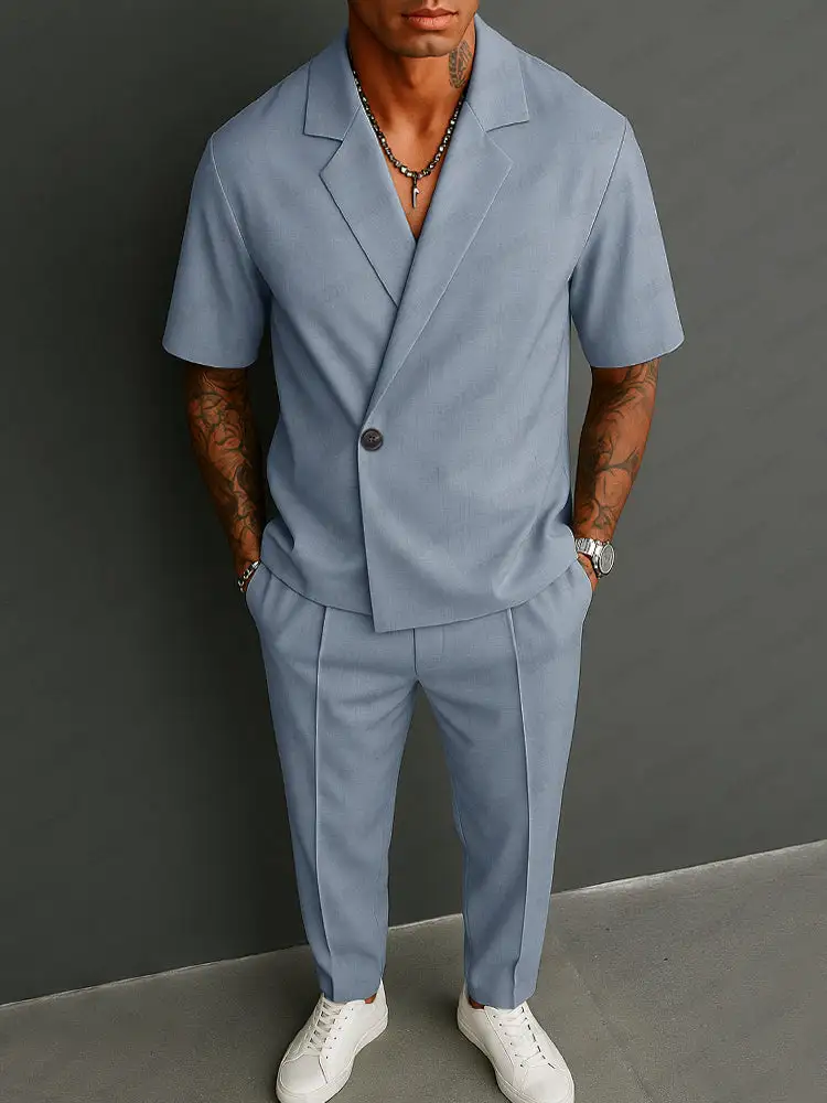 Minimalist Comfort Fit Suit Set