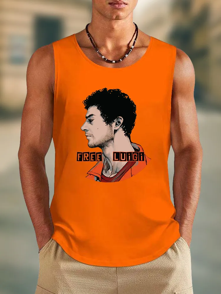 Men'S Free Luigi Round Neck Cotton Vest