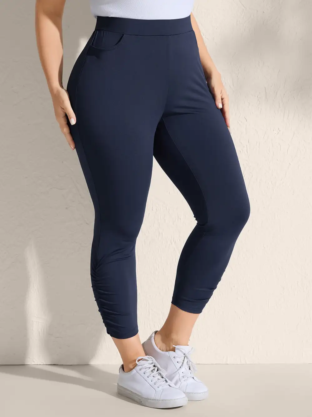 Super Stretchy Skinny-Fit Cuffed Pants