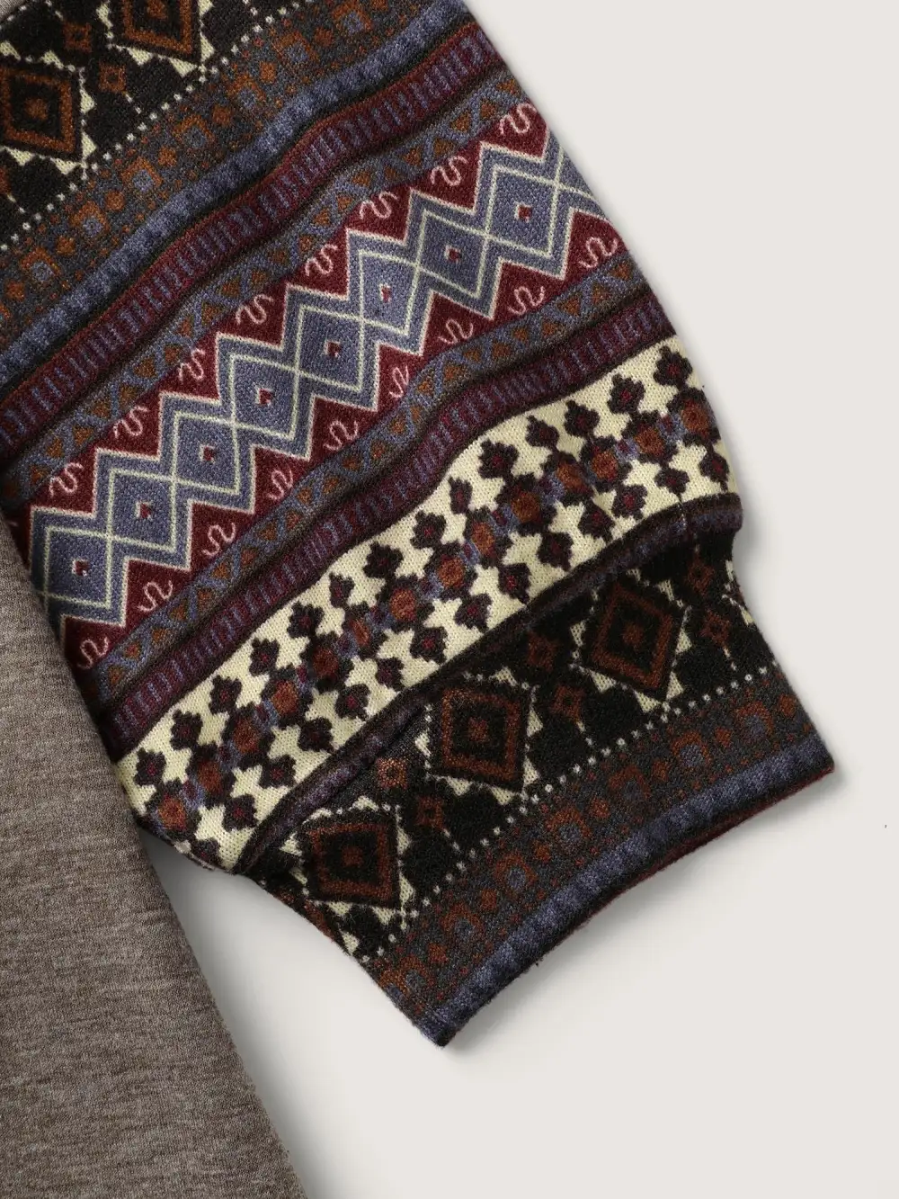 Supersoft Boho Stripes Spliced T-Shirt