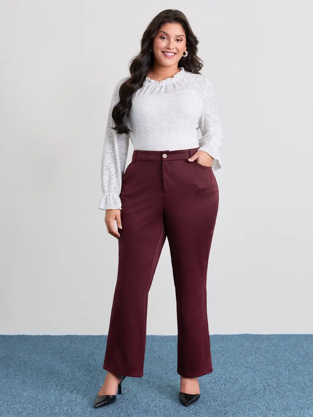 Holiday Colors Flared Pants