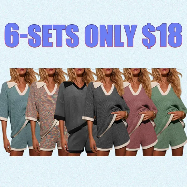 Striped Knit Top & Skirt Set – Casual Summer Two-Piece Outfit for Women