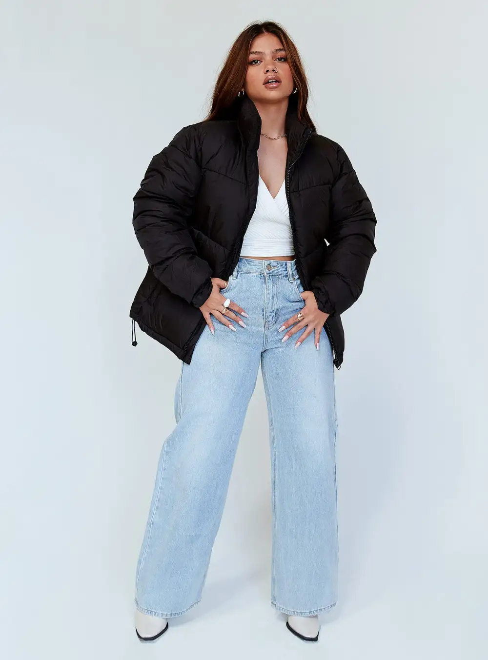 Selena Puffer Jacket Black