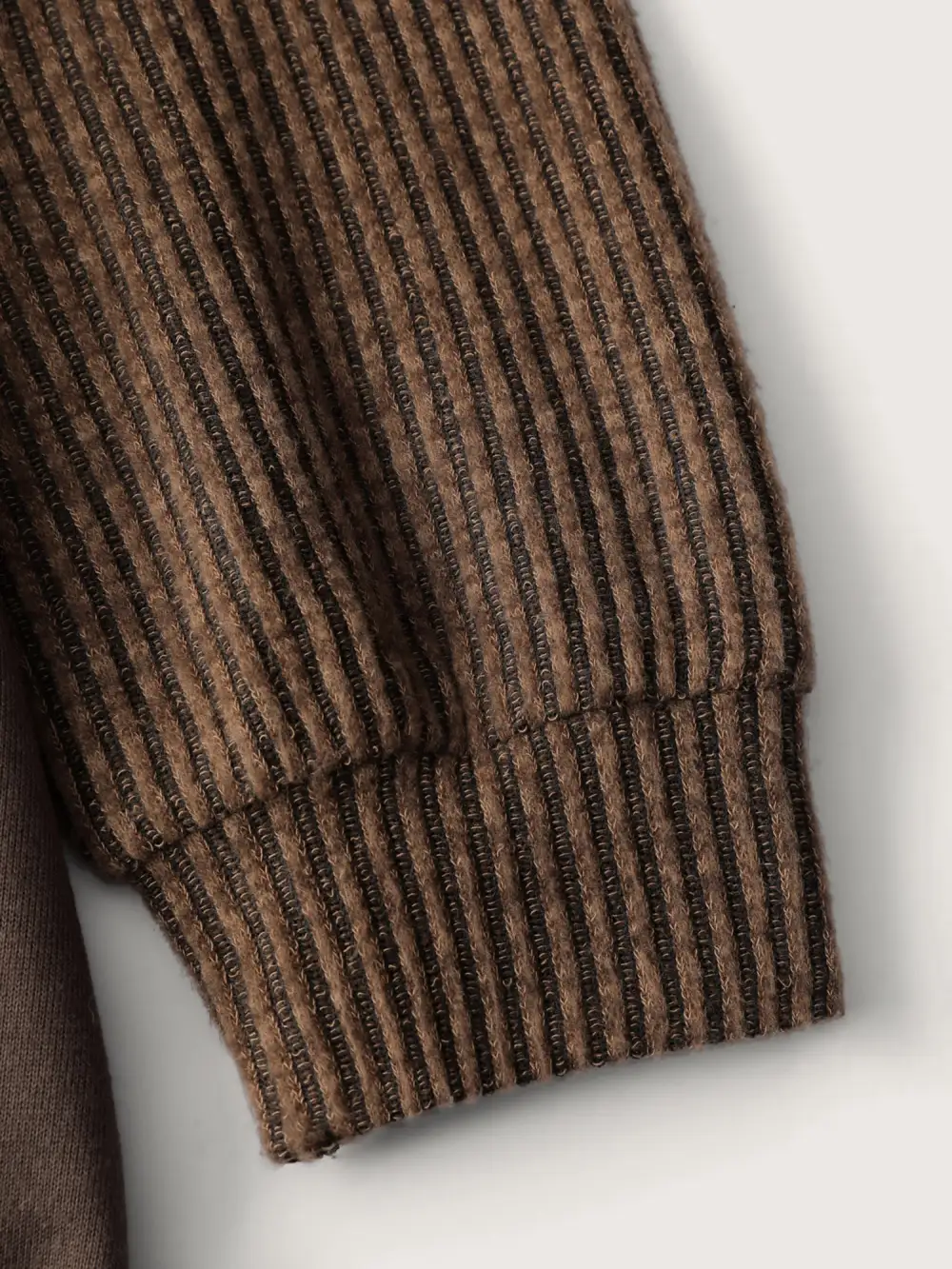 Drawstring Mixed Material Button Hoodie