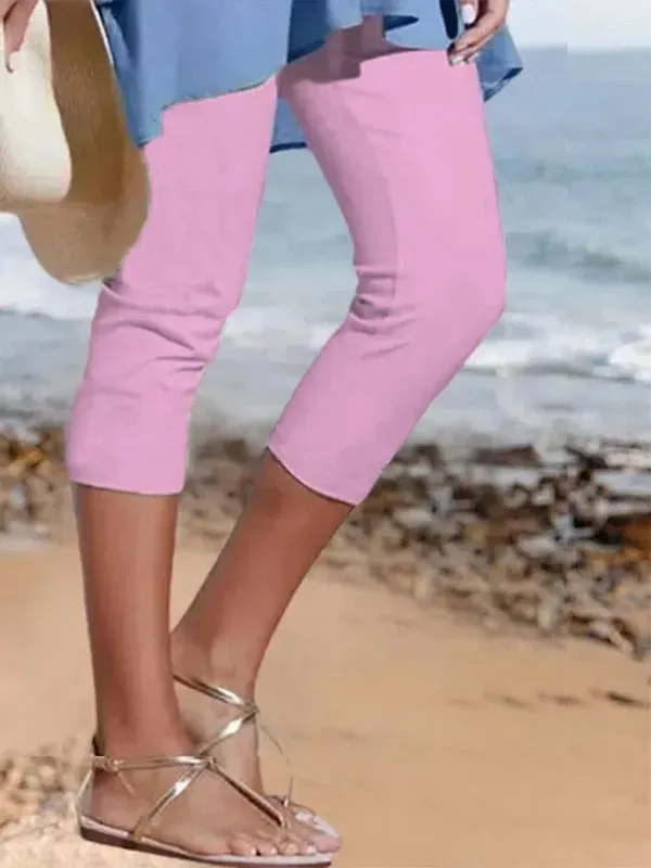 Women's Plain Casual Leggings