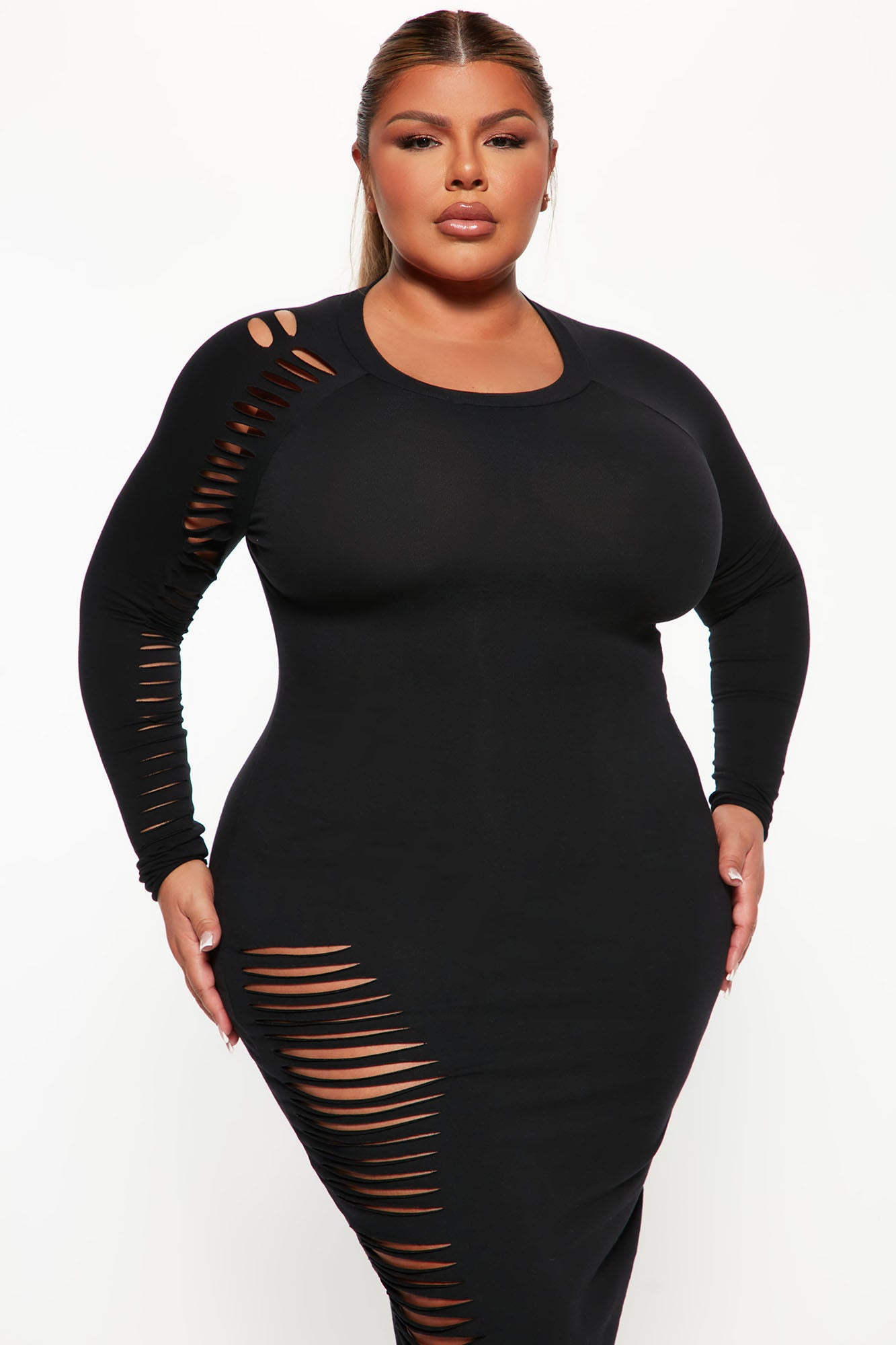 Blair Midi Dress - Black