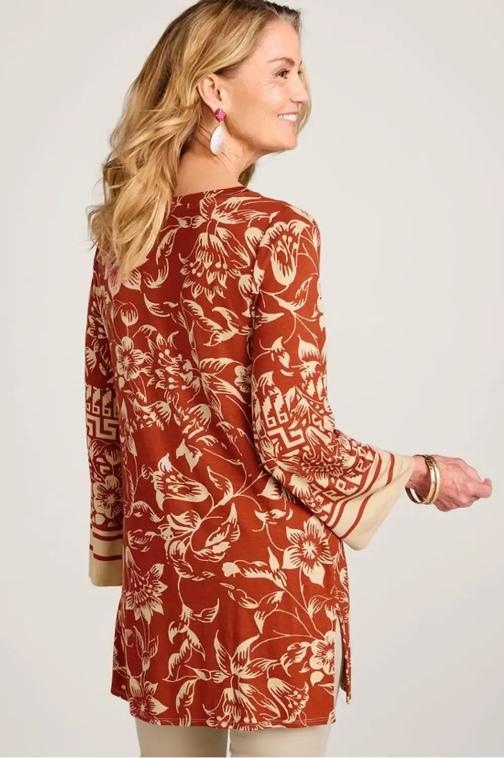 Asteria Bracelet Sleeve Knit Tunic