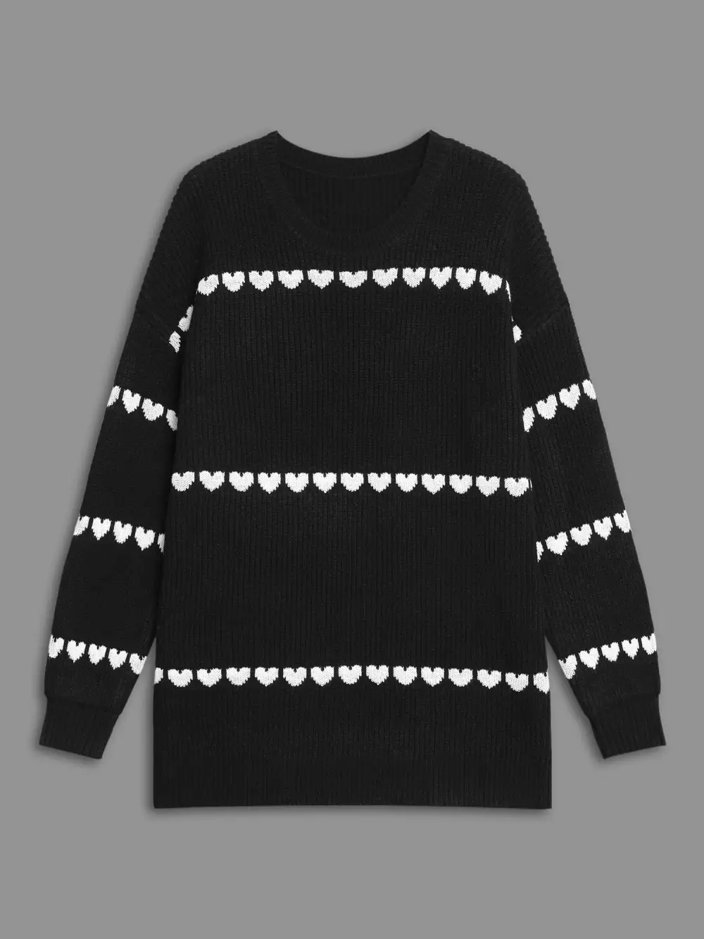 Supersoft Essentials Heart Jacquard Pullover