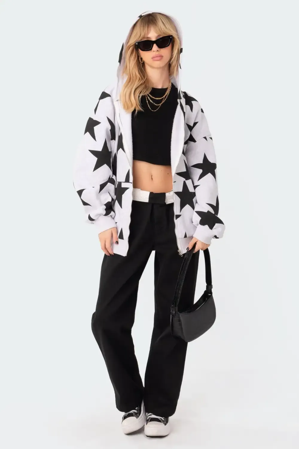 Star At Me Oversized Hoodie