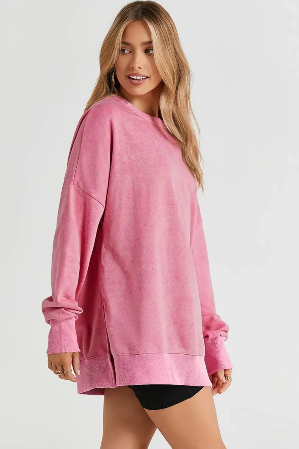 ✨Womens Casual Long Sleeve Crewneck Lightweight Pullover Tops