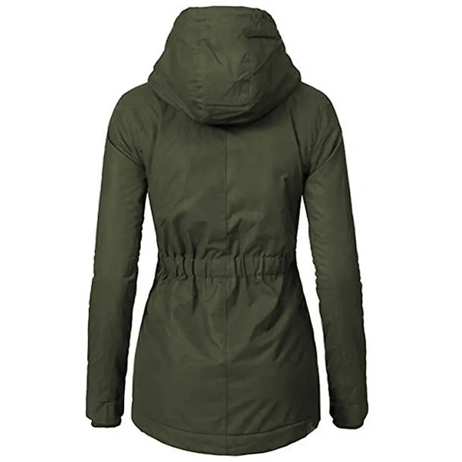 Women's Parka Street Fall Winter Long Coat