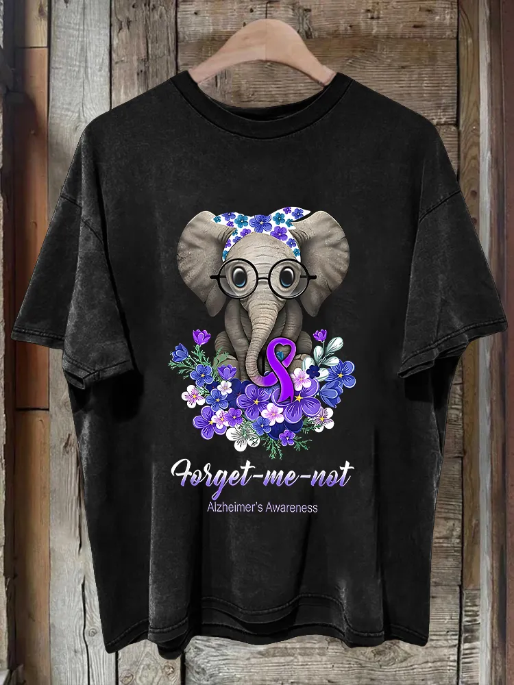 Men'S Forget Me Not Alzheimer'S Aweareness T-Shirt