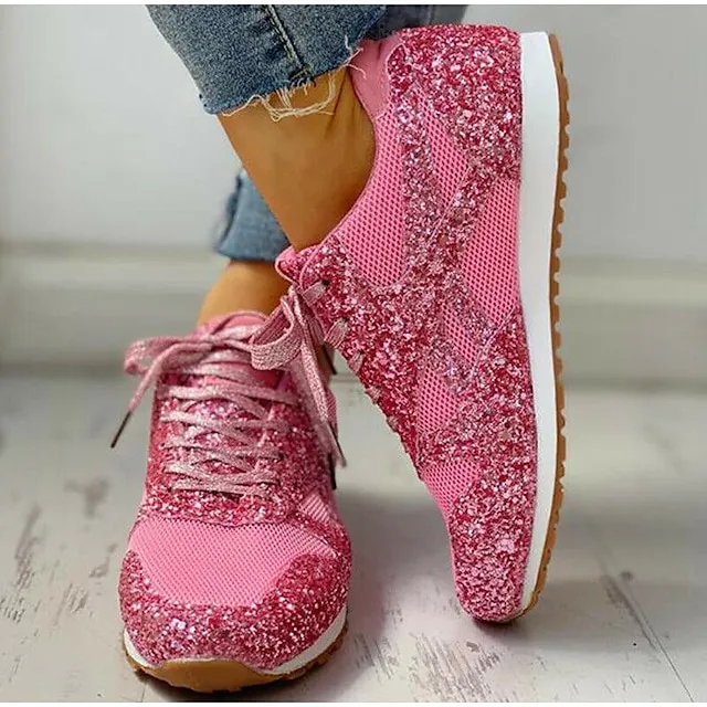(Clearance Sale⚡) Women's Trainers Athletic Bling Bling Sneakers