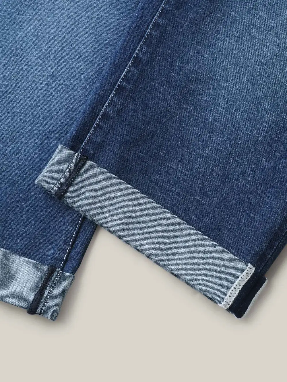 Whiskered Wash Crop Skinny-Fit Jeans