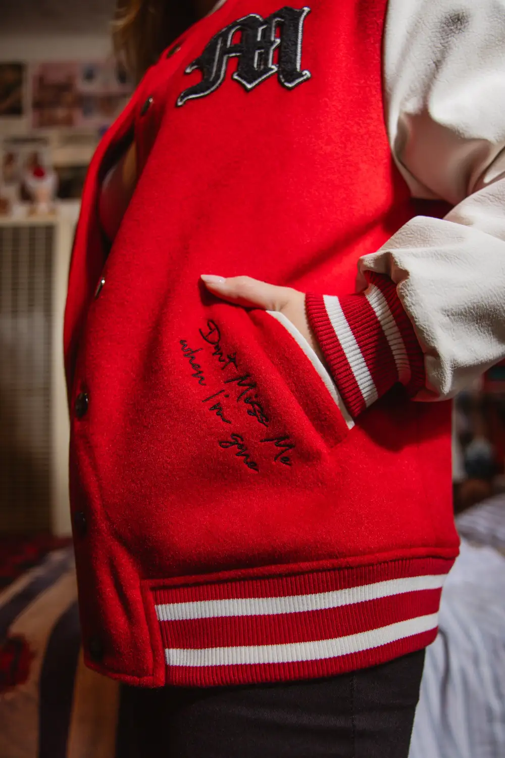 Nikkith Varsity Bomber Jacket