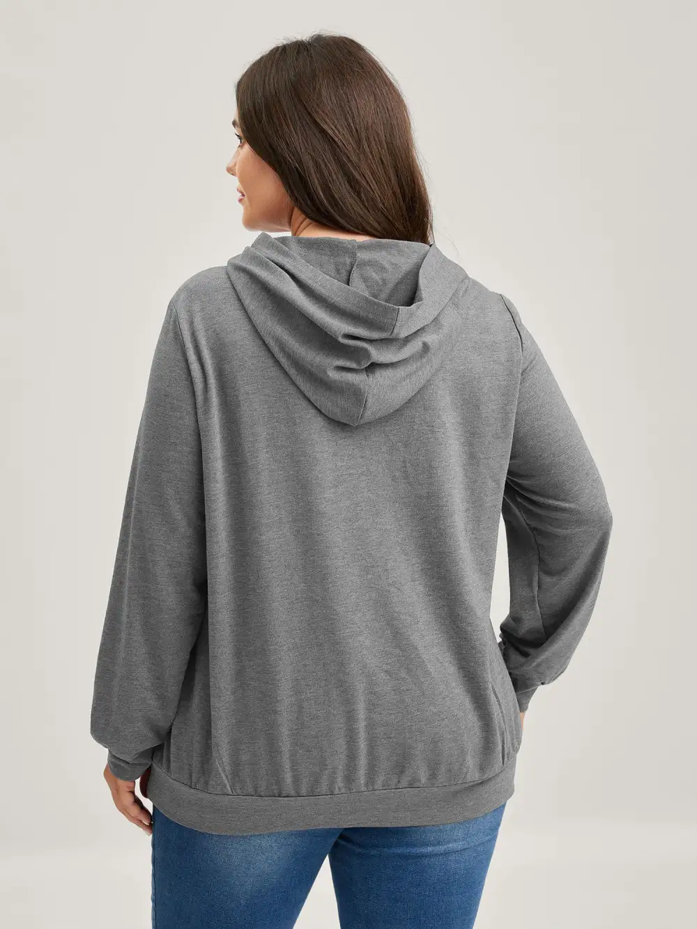 Celestial Print Solid Hoodie