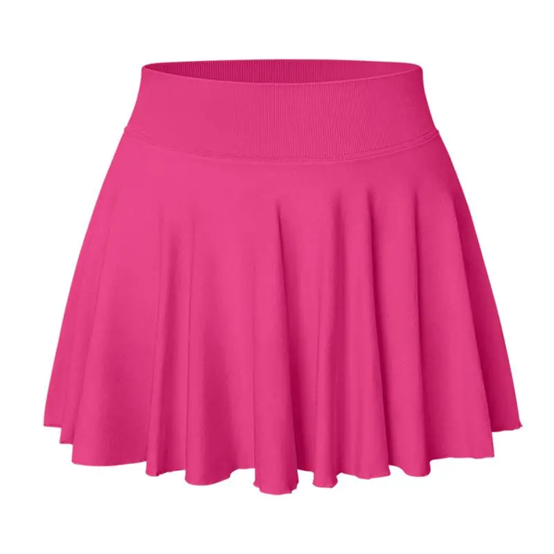 Women's Flowy Basic Stretch Mini Skirt – Casual & Versatile