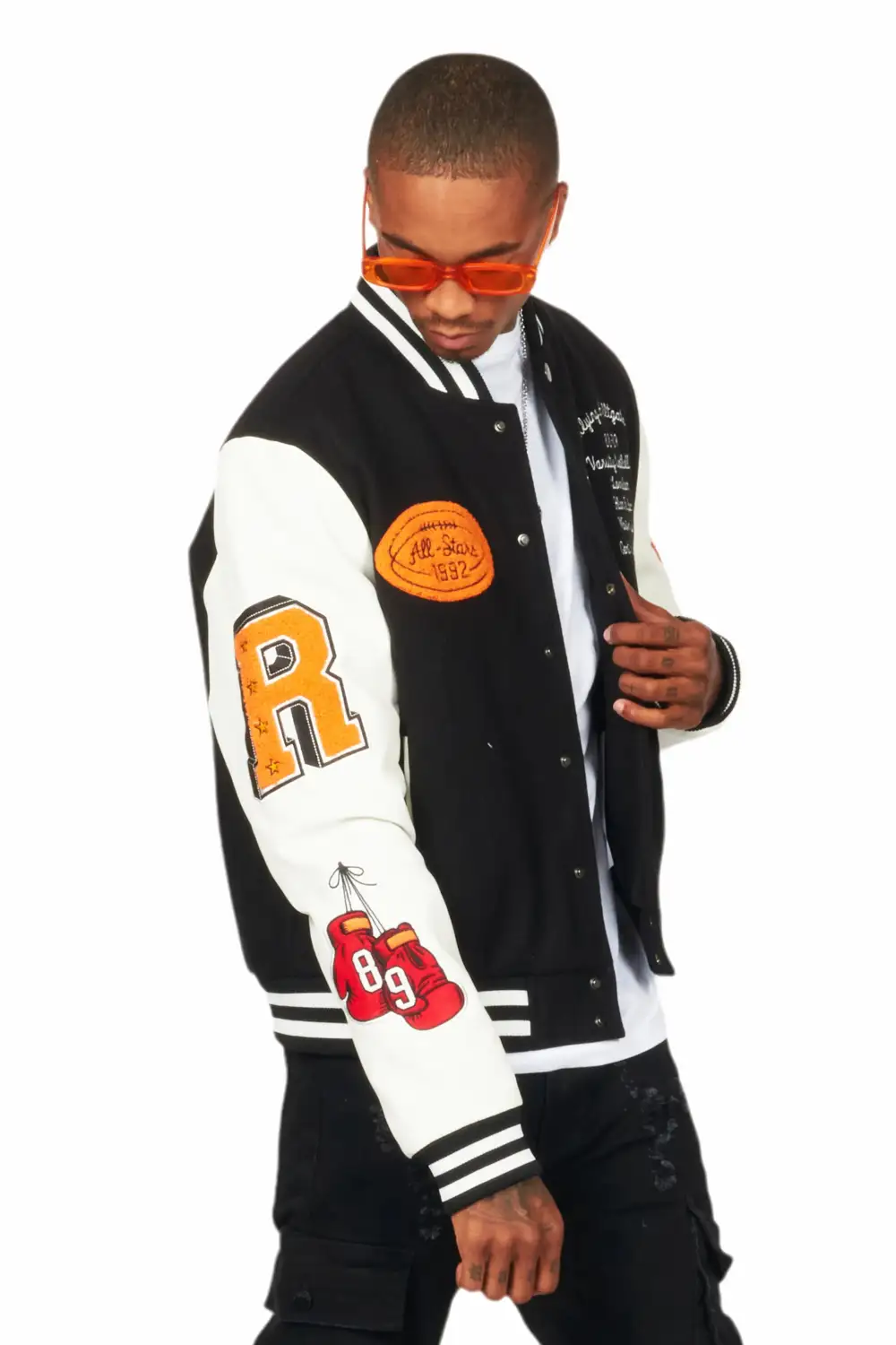 Eisen Black Varsity Jacket