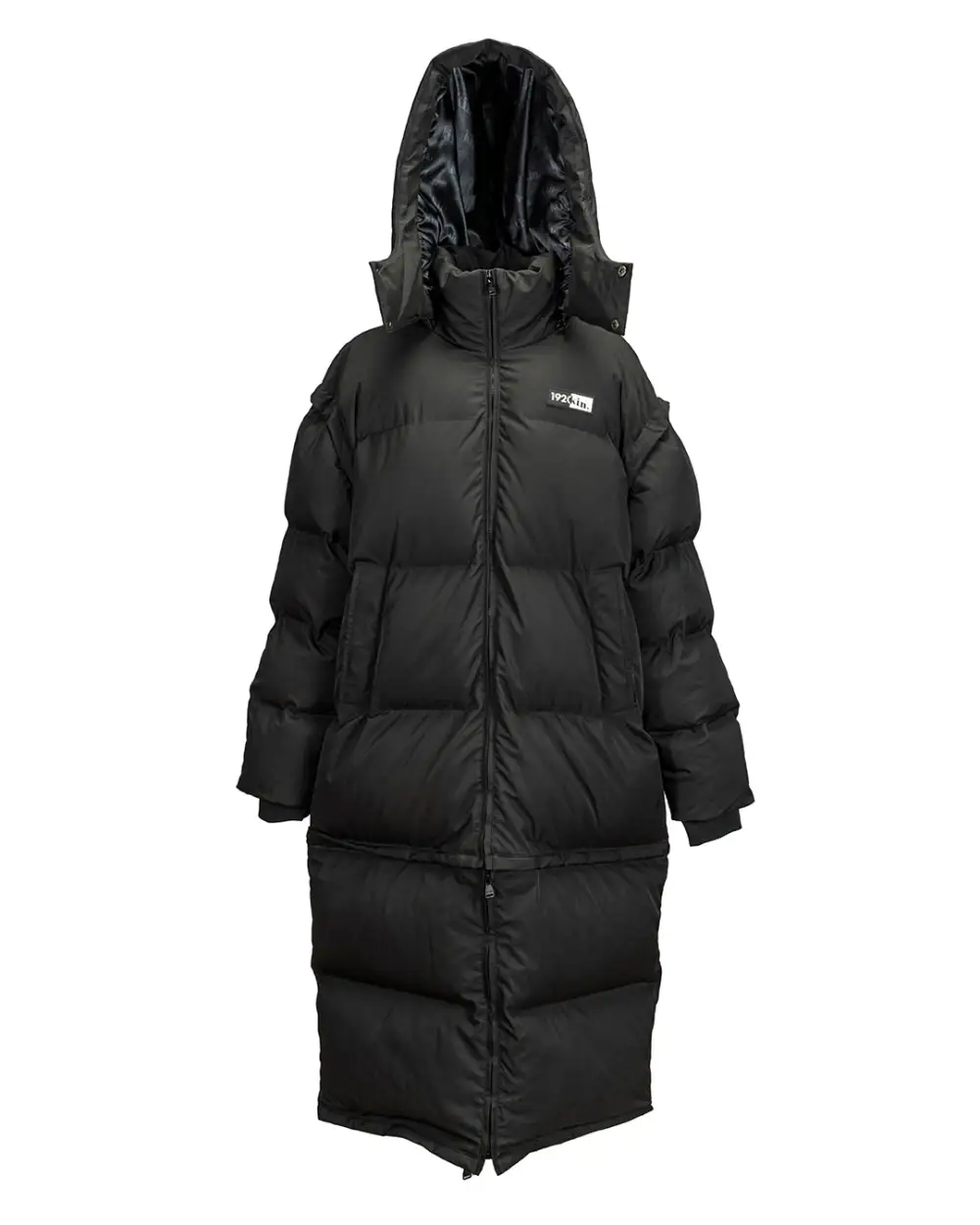 Black Pepper Long Utility Puffer