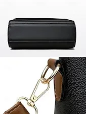 Women's Classic Flap Shoulder Bag with Adjustable Strap - Stylish and Versatile Perfect for Work or Casual Outfits