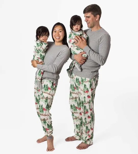 Guide My Sleigh Matching Organic Cotton Pajamas
