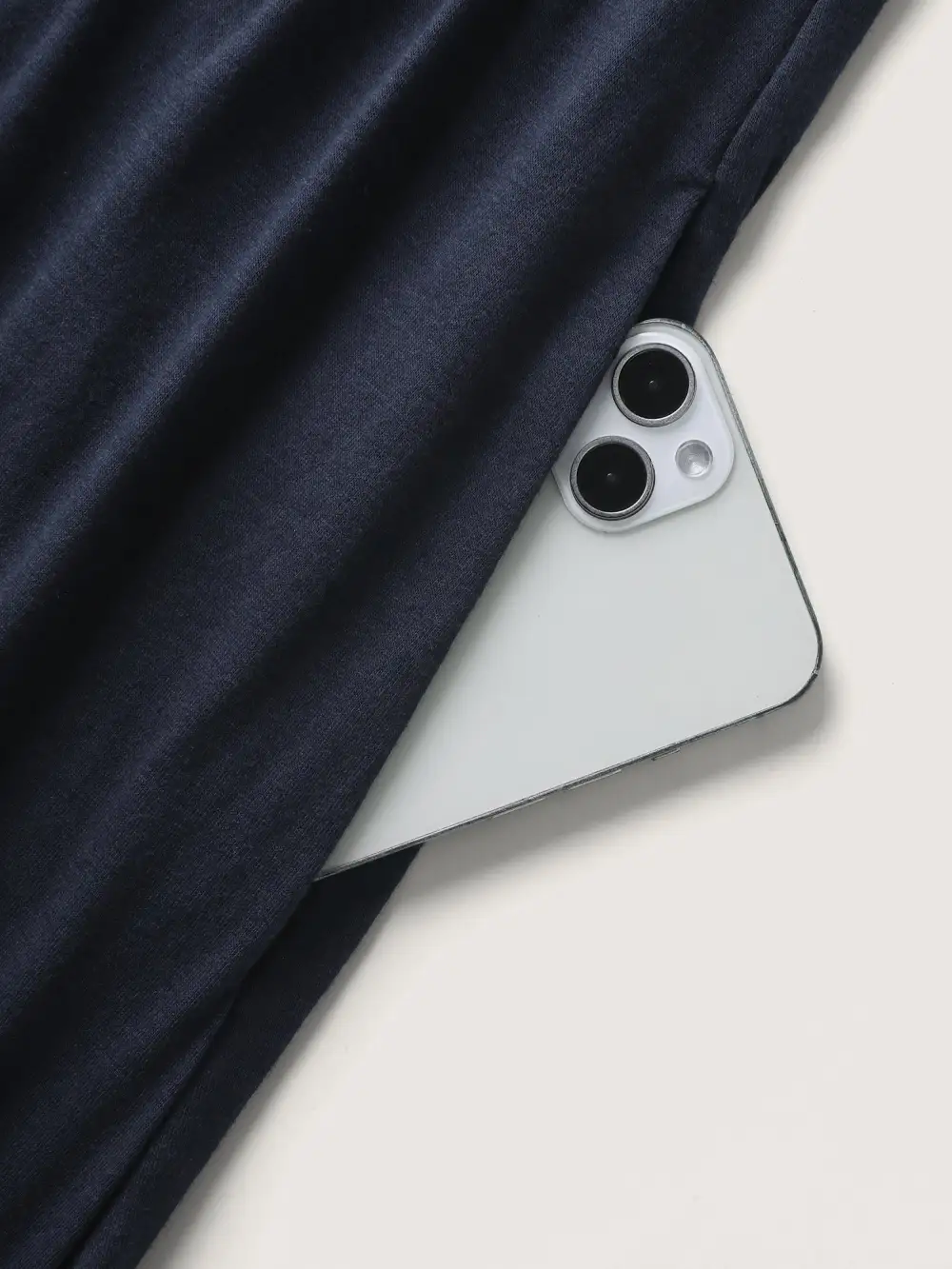 Scoop Neck Stretch Solid Pockets Midi Dress