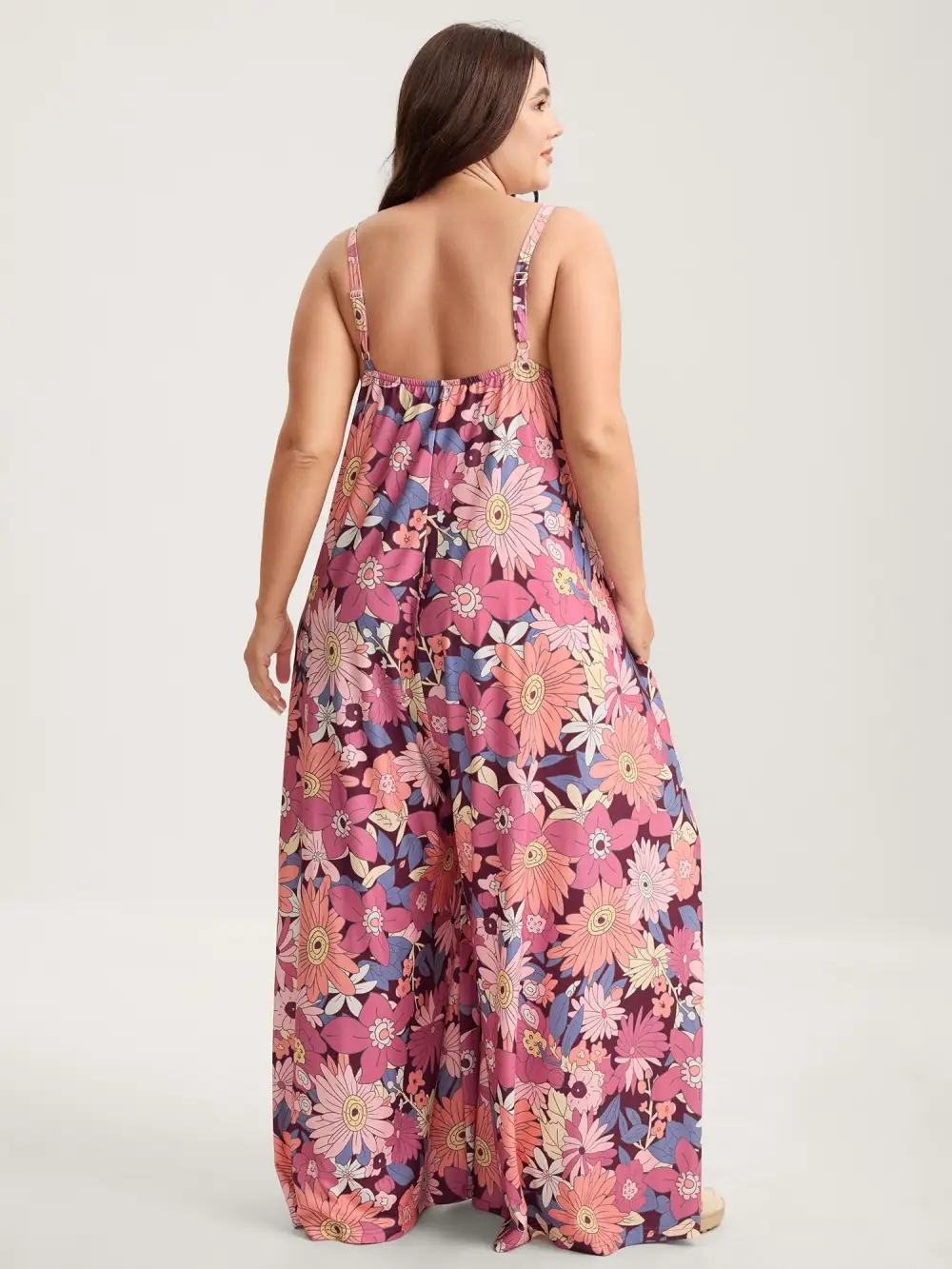 Vivid Groove Stretchy Adjustable Jumpsuit