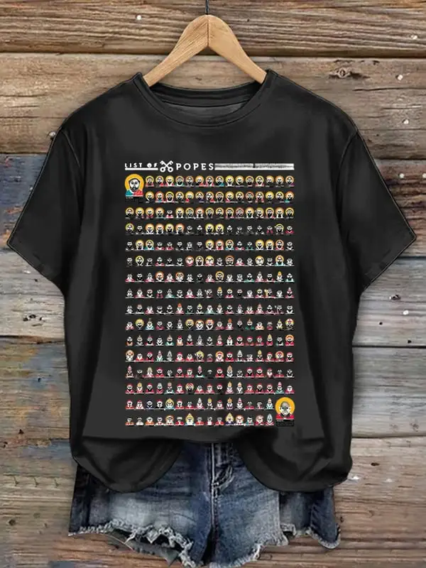 Women's Thanks PF 1936-2025 Print Short Sleeve Round Neck Cotton T-Shirt