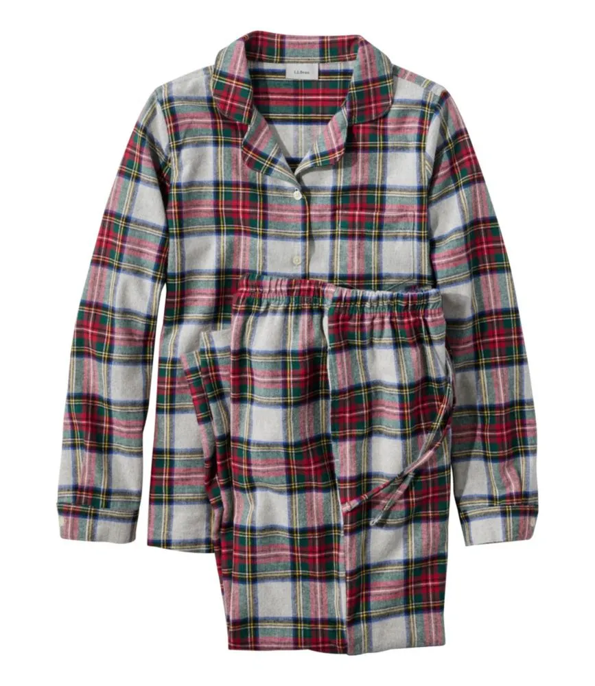 Women's Scotch Plaid Flannel Pajamas