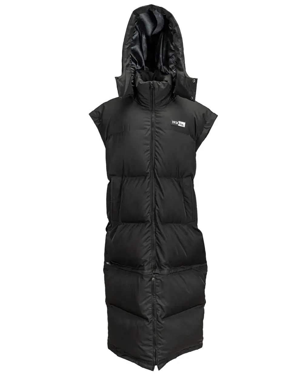 Black Pepper Long Utility Puffer