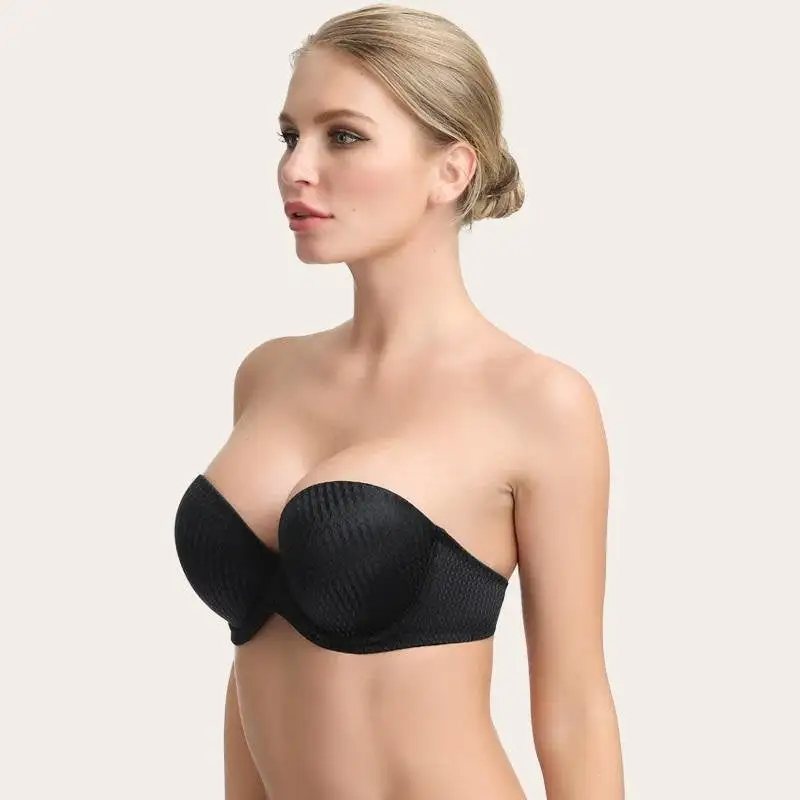 Strapless Bra Multi-way Light Padded Underwire Bra Soft Cup