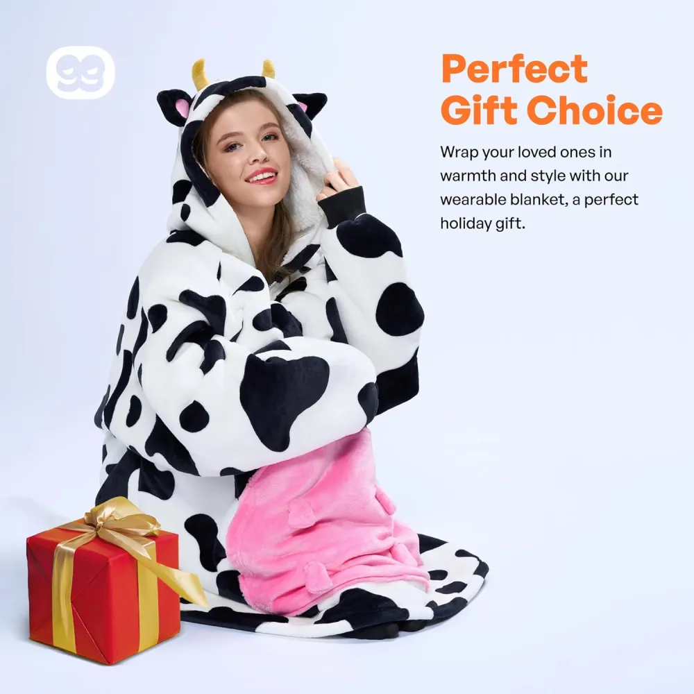 Panda Wearable Blanket Hoodie