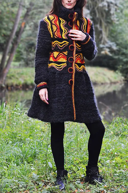 Women Long Sleeve Outwear - Black