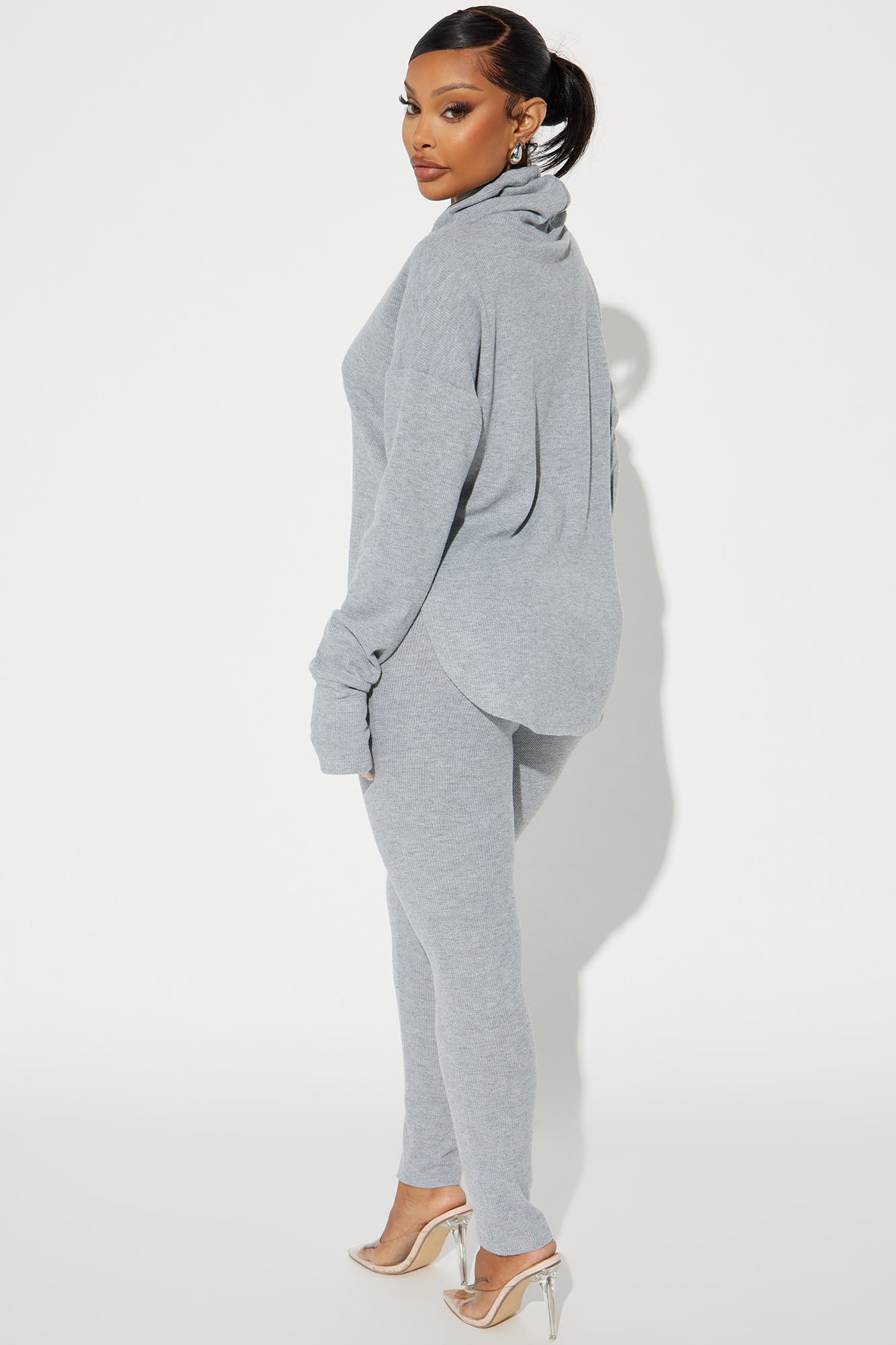 Raegan Legging Set - Heather Grey