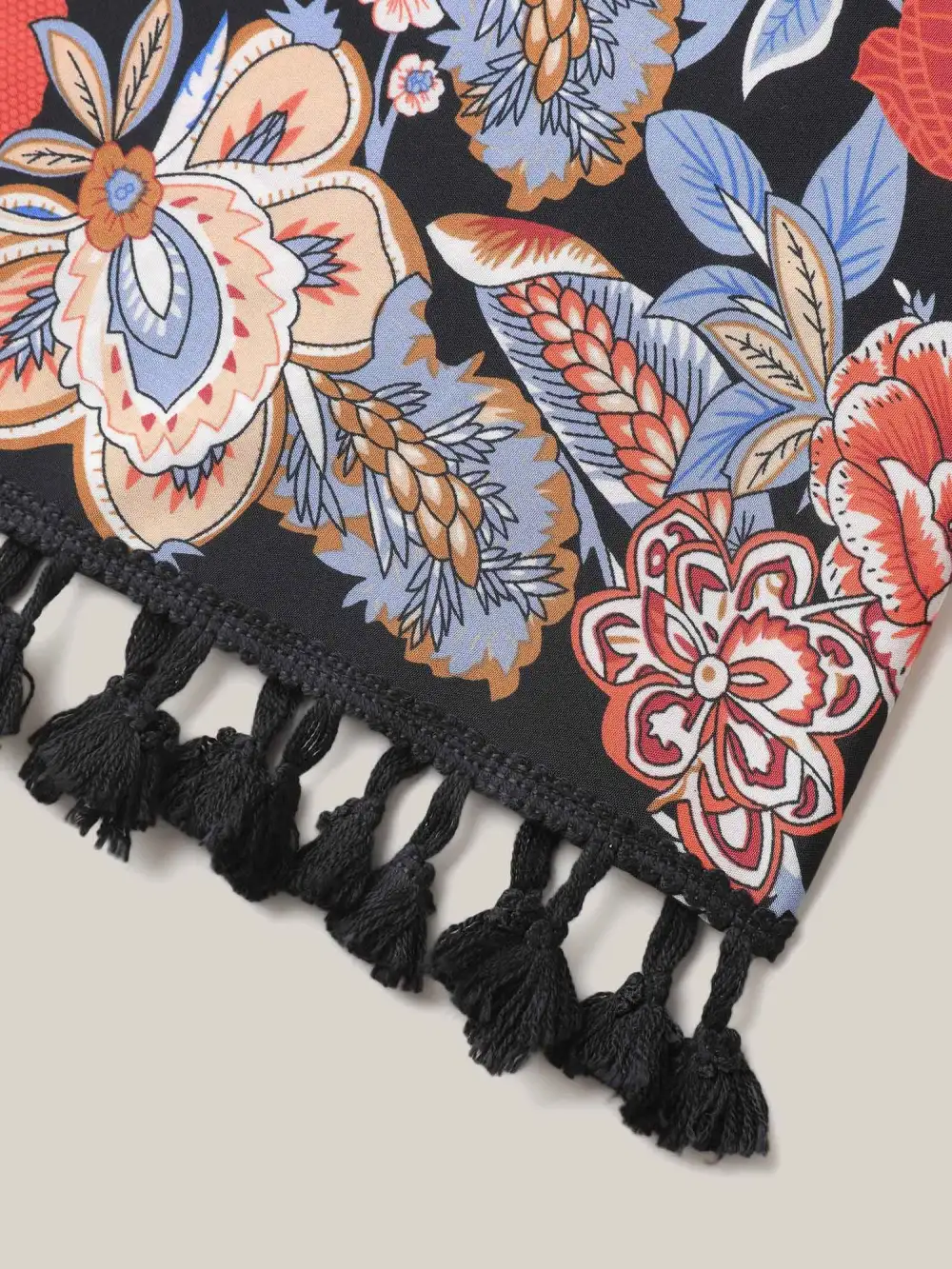 Romantic Floral Print Vacation Kimono Cardigan