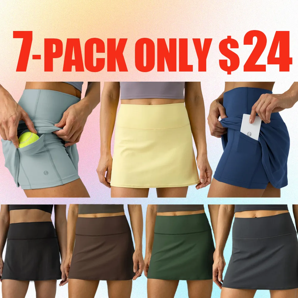 Women's Athletic Skort – High Waist Tennis & Golf Skirt with Inner Shorts and Pockets