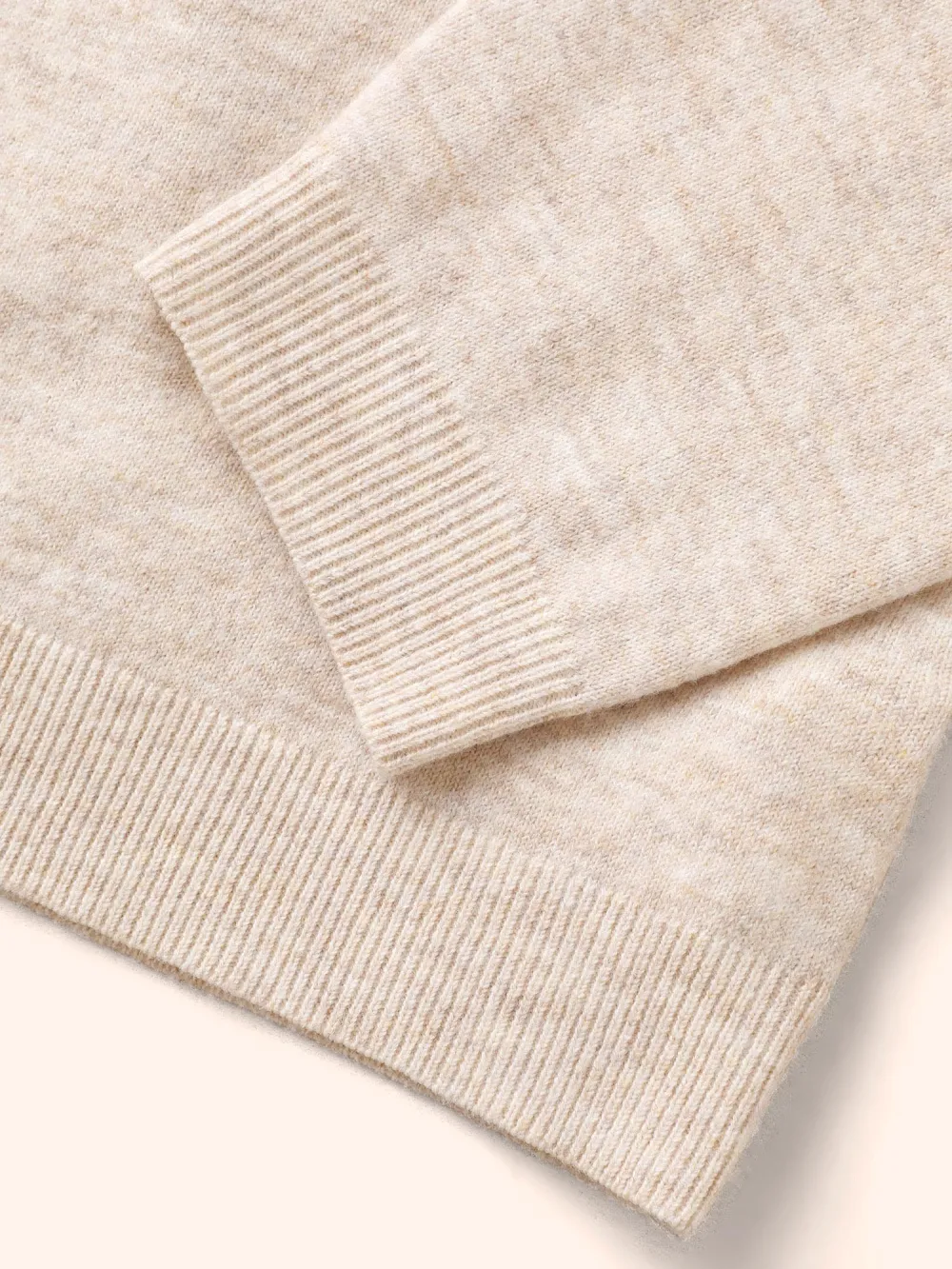 Round Neck Pearl Beaded Pullover